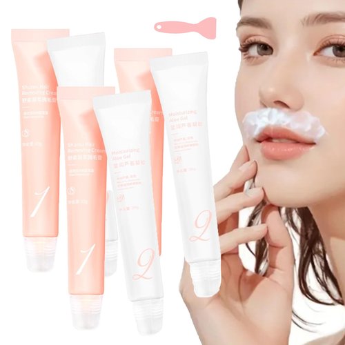 Alisweet Hair Removal Cream - Face Hair Removal for Women, Facial Hair Removal Cream Kit with Scraper, Painless Alisweet Hair Removal, Suitable for All Skin Types, Lasting Smooth Skin (3)