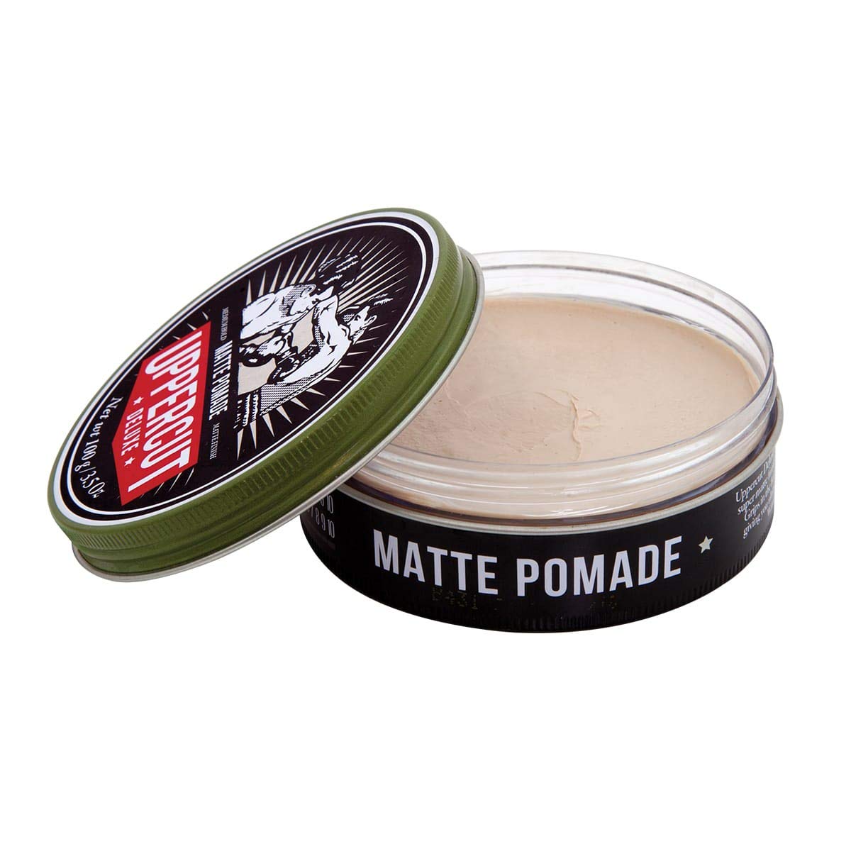 Uppercut Deluxe Matte Hair Pomade - Strong Hold & Natural Finish | 3.5 Ounces