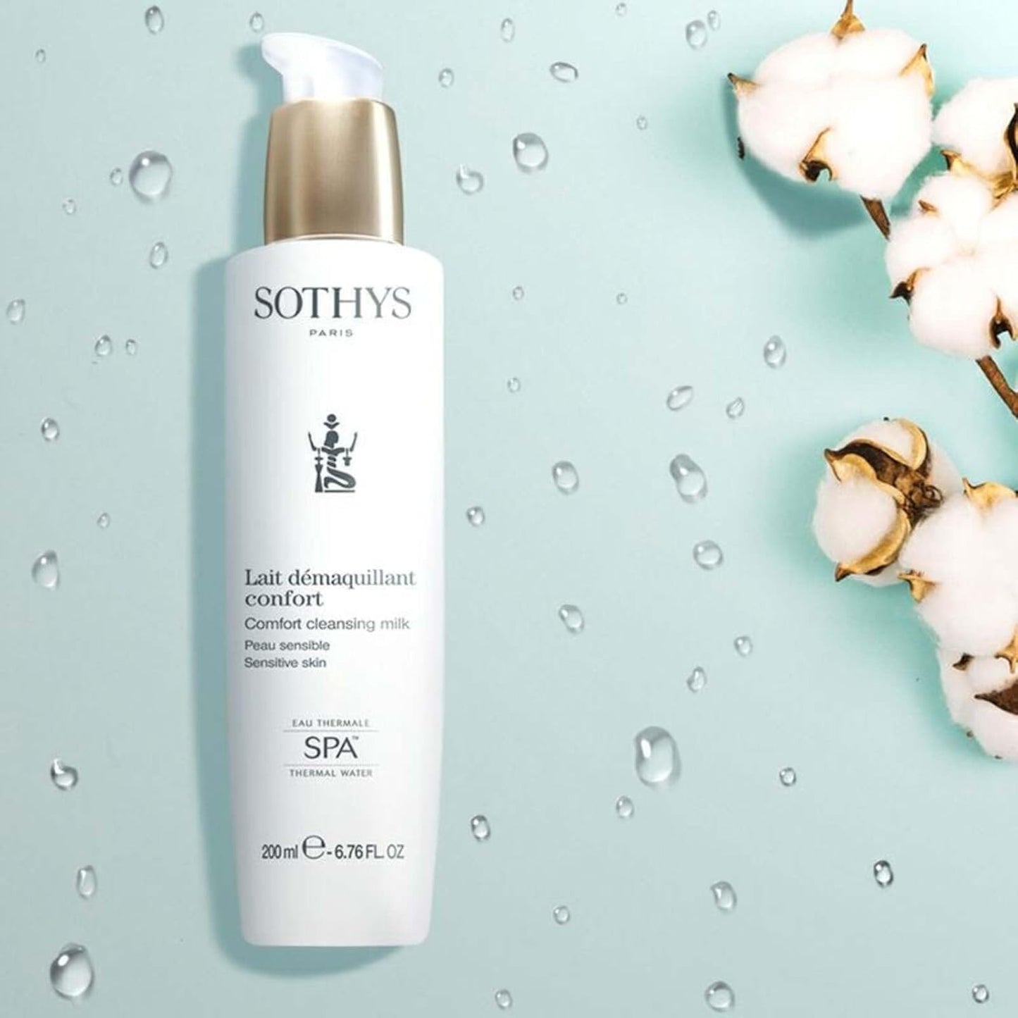 SOTHYS Comfort Cleansing Milk - Gentle Face Cleanser | Daily Makeup Remover for Sensitive Skin