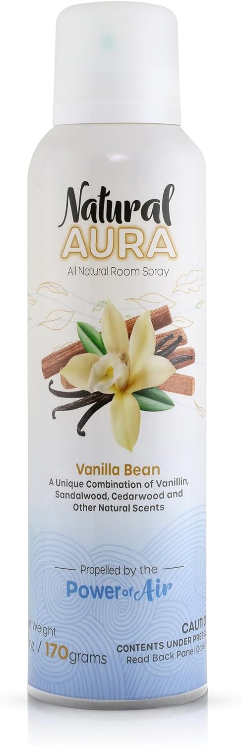 Vanilla Bean Room Spray - 100% Plant-Based Aromatherapy - Non-Toxic & Safe for Kids and Pets - 6 oz.