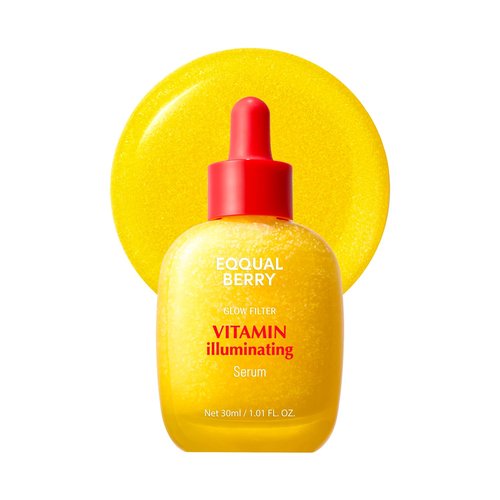 EQQUALBERRY Vitamin Illuminating Serum - 4% Niacinamide & Brightening Vitamin C | Dark Spot Care, 1.01 fl. oz