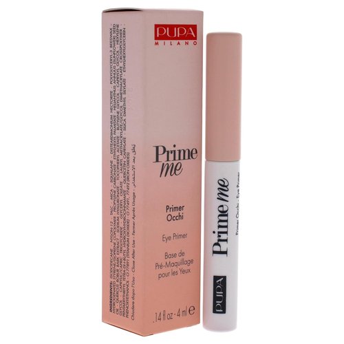 Pupa Milano Eye Primer - Long-Lasting Pre-Makeup Base for Even Skin Tone - Lightweight 001 Nude - 0.14 Oz