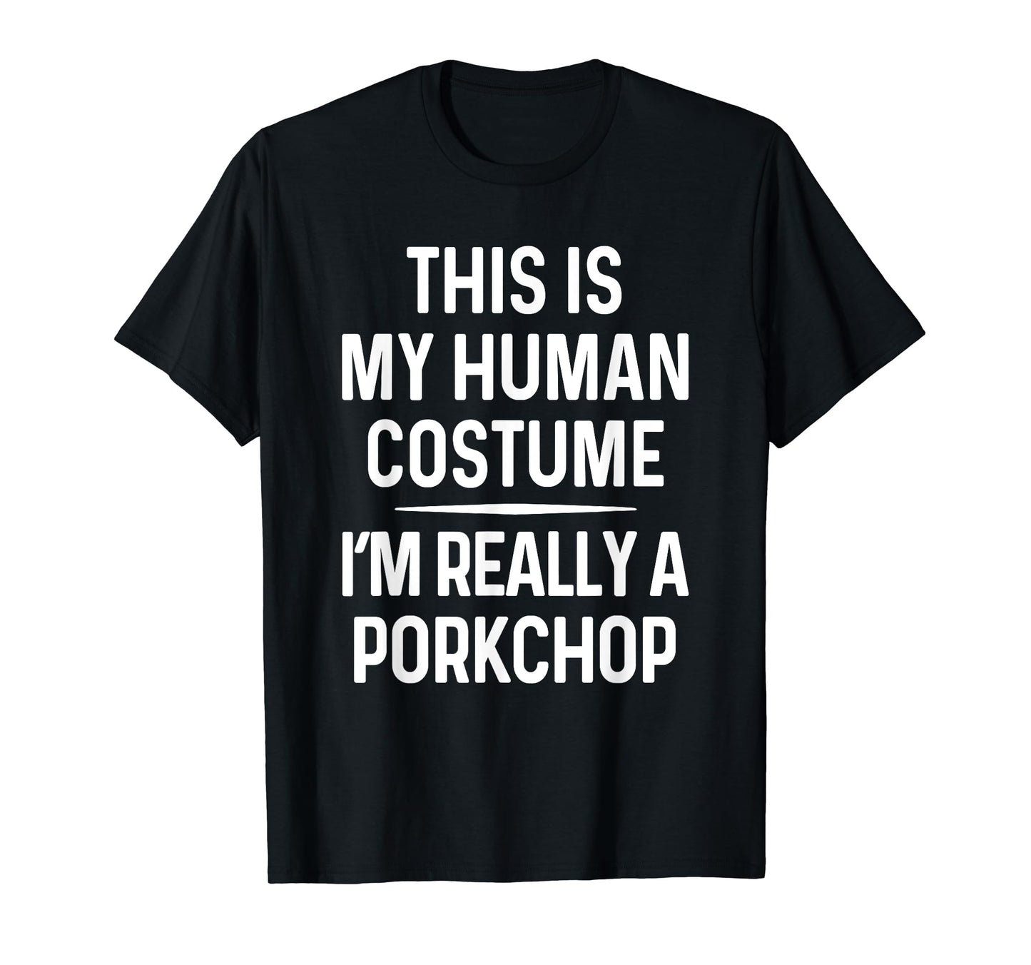 Funny Porkchop Costume Shirt Halloween Porkchop Tshirt T-Shirt