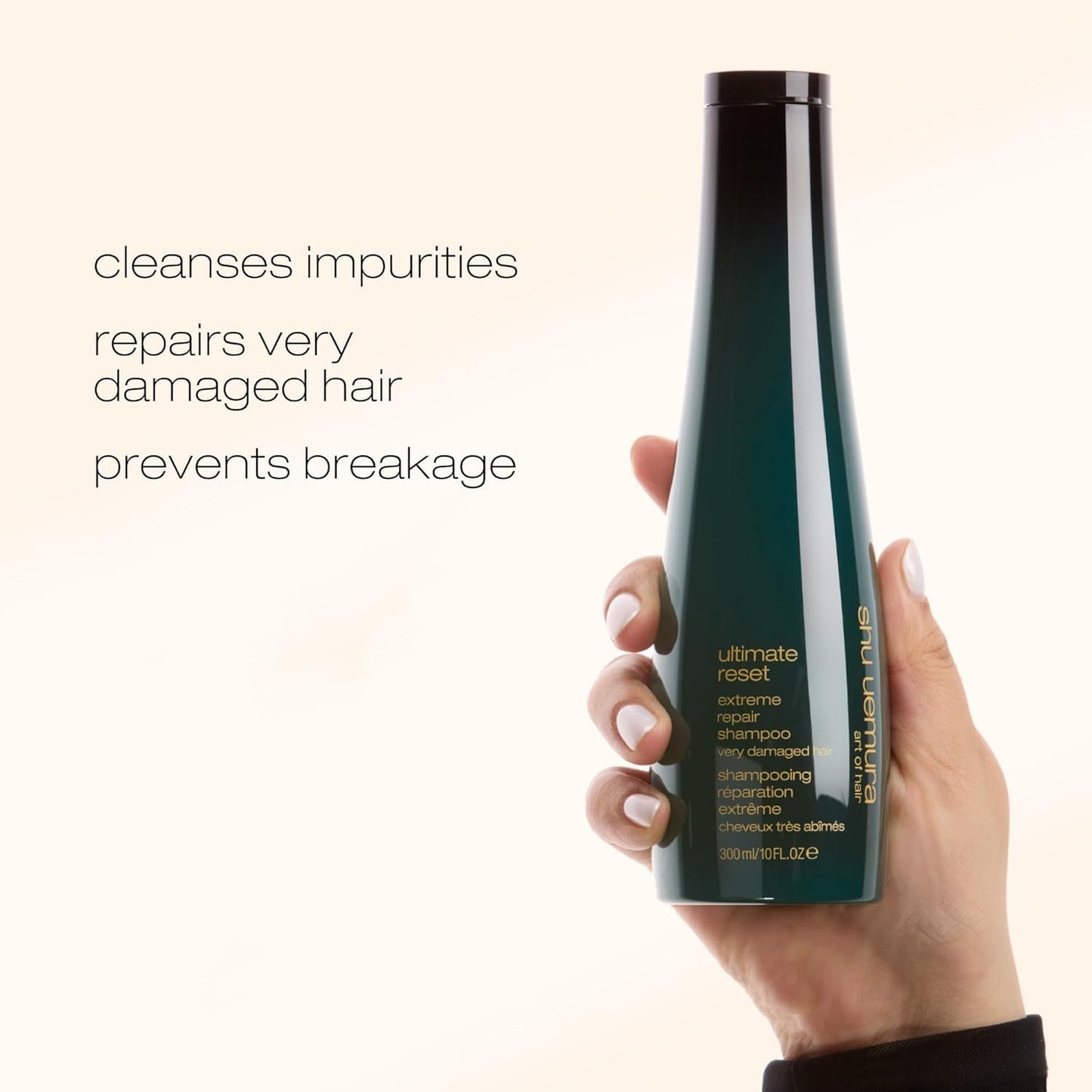 Shu Uemura Ultimate Reset Shampoo & Conditioner Set - Deeply Nourishing for Fine to Medium Hair with Japanese Rice Extract