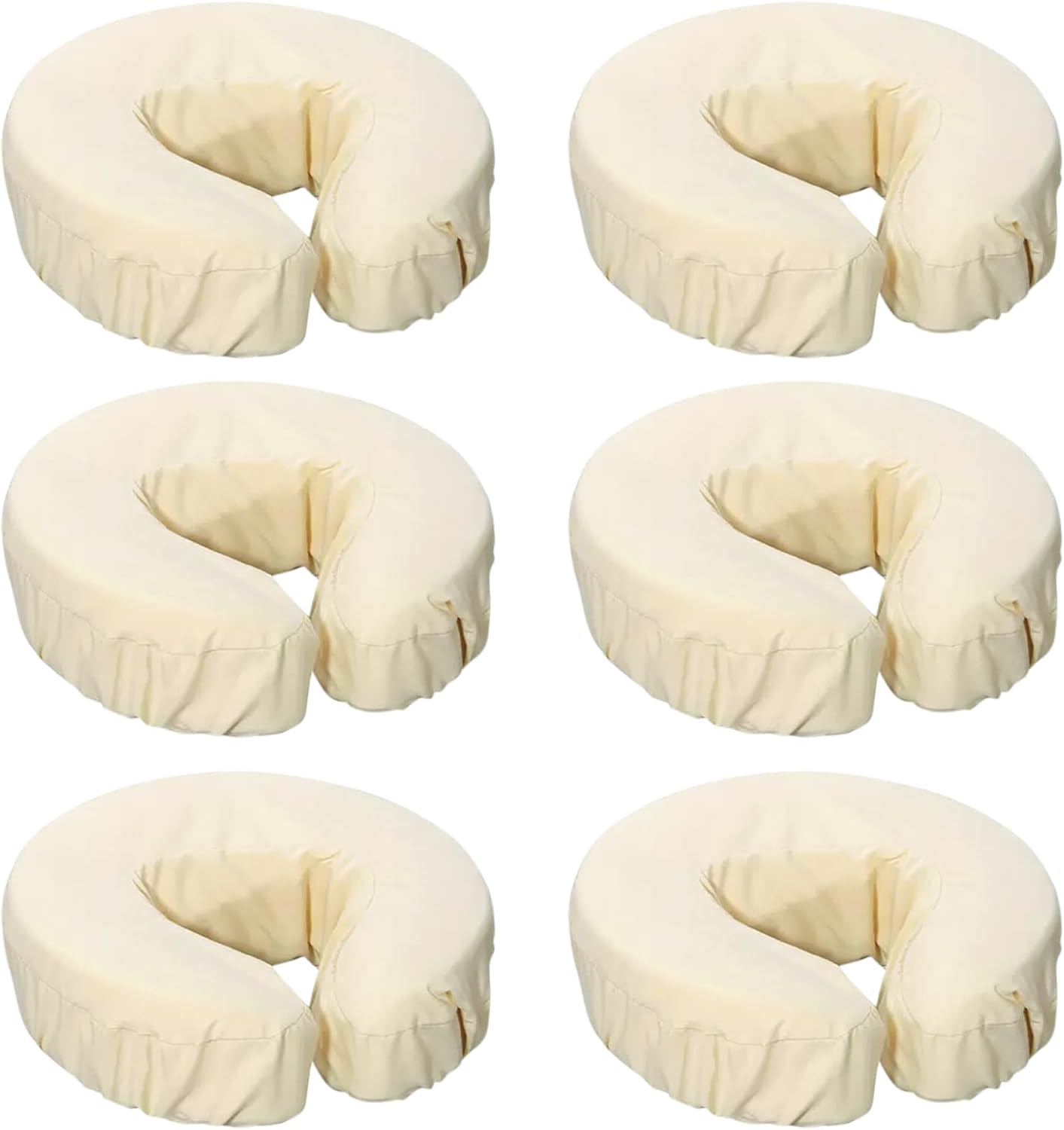 SINLAND Reusable Microfiber Face Cradle Covers - Extra Soft & Heavy Fitted Massage Table Cozies