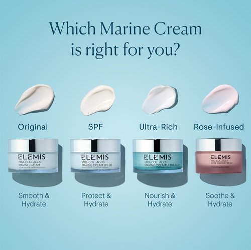 ELEMIS Pro-Collagen Rose Marine Cream - Anti-Aging Moisturizer for Radiant Skin | 1.6 oz