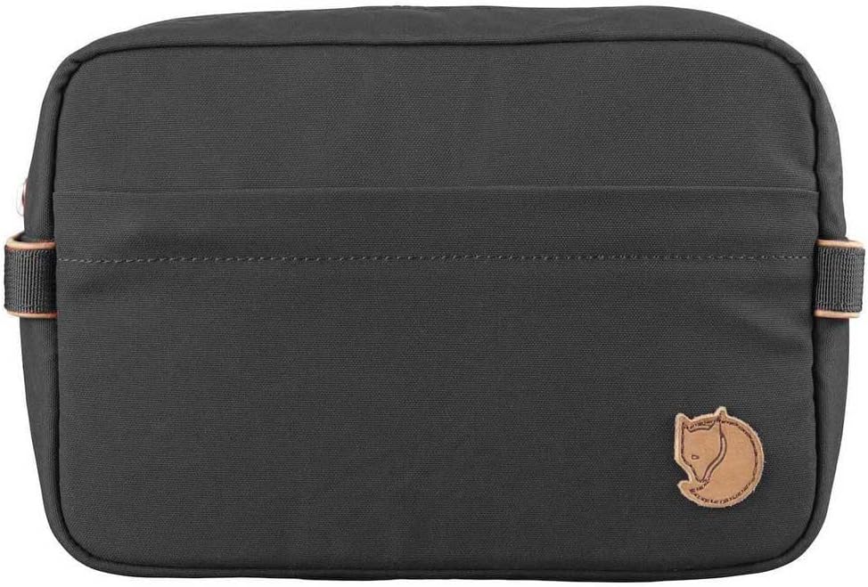 Fjallraven Travel Toiletry Bag - Stylish Dark Grey Design for Organized Travel Essentials