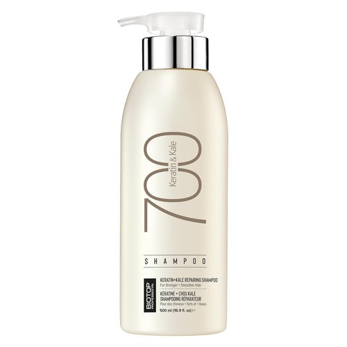 Biotop Professional 700 Keratin Shampoo - Repair Damaged Hair with Vitamins A, C + K - 16.9 oz