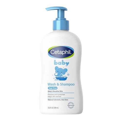 Regine Switzerland Baby Wash & Shampoo - Tear-Free, Paraben-Free, 13.5 Fl. Oz | Gentle Care for Delicate Skin