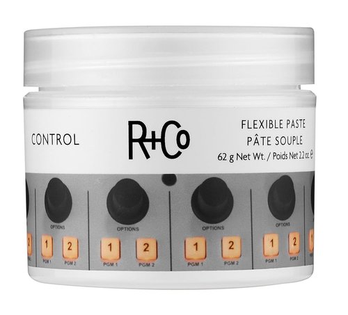R+Co Control Flexible Paste - Strong Hold & Natural Finish | Vegan & Cruelty-Free | 2.2 Oz
