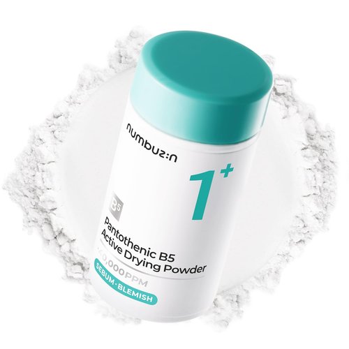 Numbuzin No.1 Powder - Pantothenic B5 Active Drying Powder for Acne Treatment | 0.24 oz | Oil Control & Cystic Acne Relief