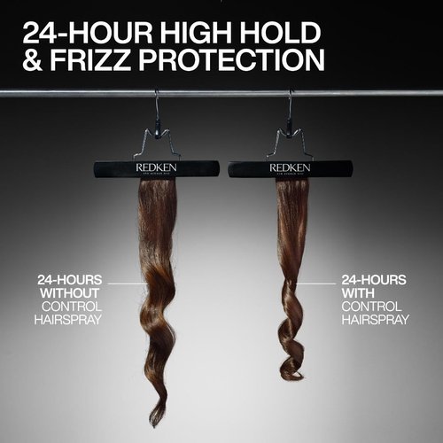 Redken Control Hair Spray 28 - Maximum Hold & Anti-Frizz for All Hair Types | 24-Hour Style Memory