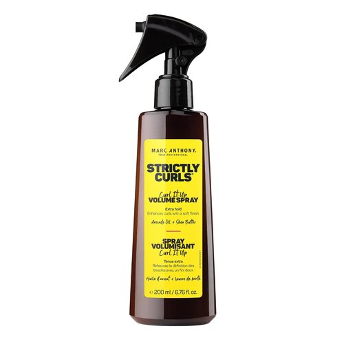 Marc Anthony Curl It Up Volume Boost Spray - Extra Hold with Avocado Oil & Shea Butter, Paraben-Free