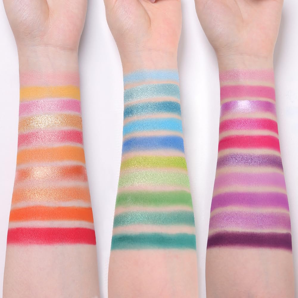 Tintark 30 Colors Eyeshadow Palette - Highly Pigmented Matte & Metallic Shades for Vibrant Eye Makeup