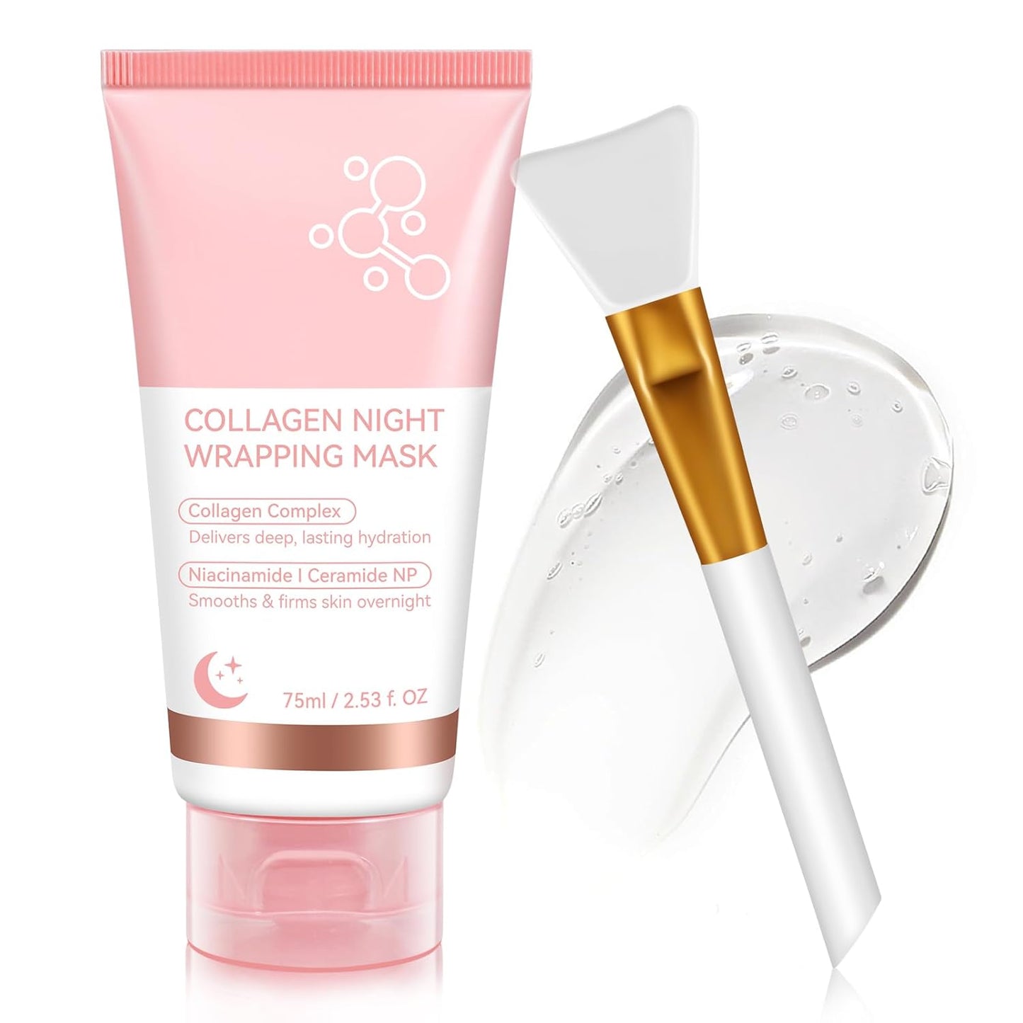Skiennix Collagen Night Mask - Hydrating & Tightening Facial Treatment for Elasticity | 50ml