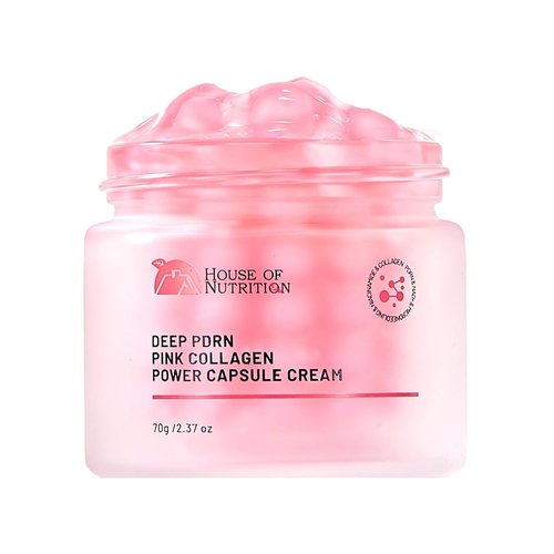 PDRN Pink Collagen Capsule Cream - Retinol & 5% Niacinamide Moisturizer for Firming | 2.37 oz