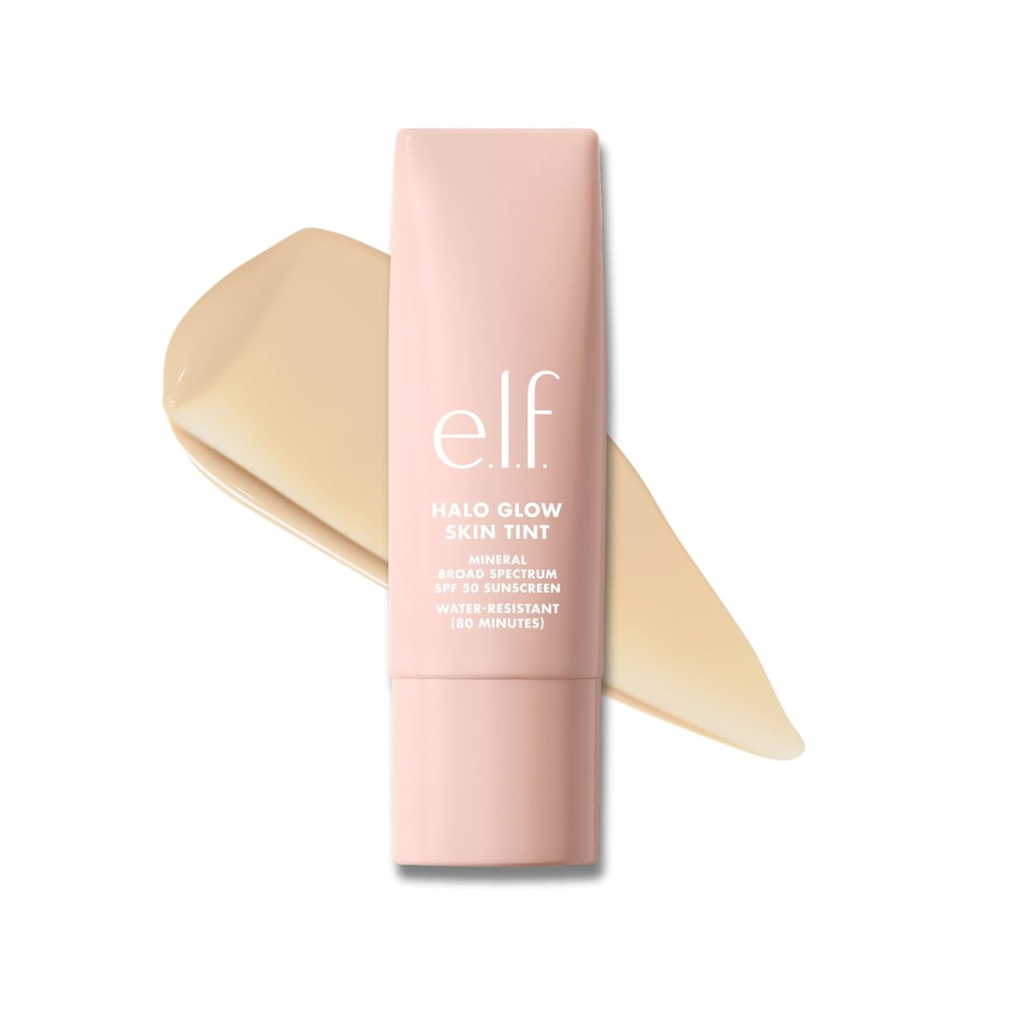 e.l.f. Halo Glow Skin Tint SPF 50 - Tinted Moisturizer for Light Coverage | Vegan & Cruelty-Free, 1 Fair Neutral