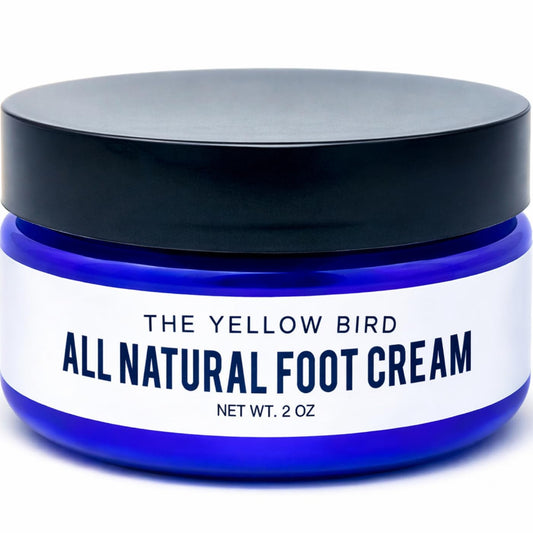 Yellow Bird Foot Cream - Hydrating Tea Tree Oil Balm for Cracked Feet & Callus Removal | 2 oz