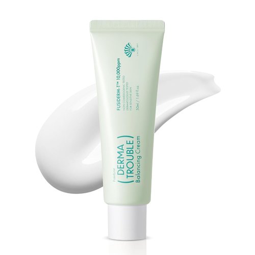 Fusiderm-T Derma Trouble Balancing Cream - Lightweight Acne Moisturizer | 1.7 fl oz Hydrating Formula
