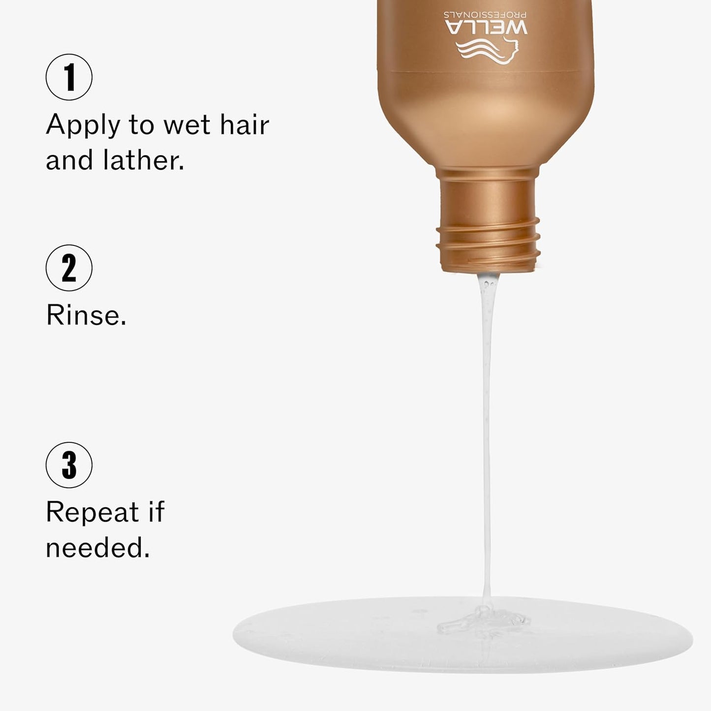 Wella Professionals ULTIMATE SMOOTH Shampoo - Shine & Smoothness for Dry, Dull, Frizzy Hair | Color Safe with Squalane & Omega 9