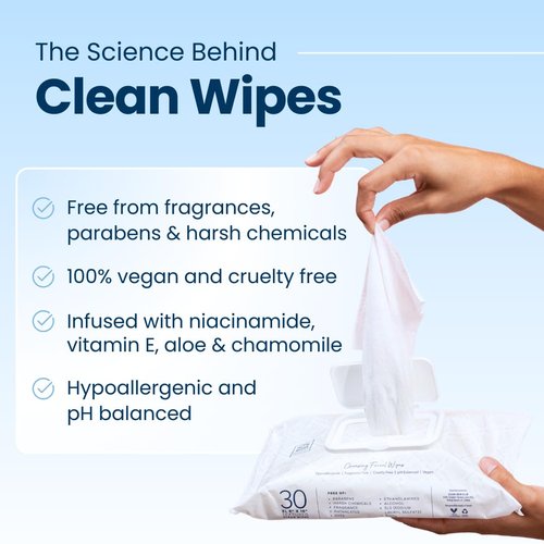Clean Skin Club XL Face Wipes - Extra Moist Makeup Removing Towelettes | Fragrance-Free, 30 Count