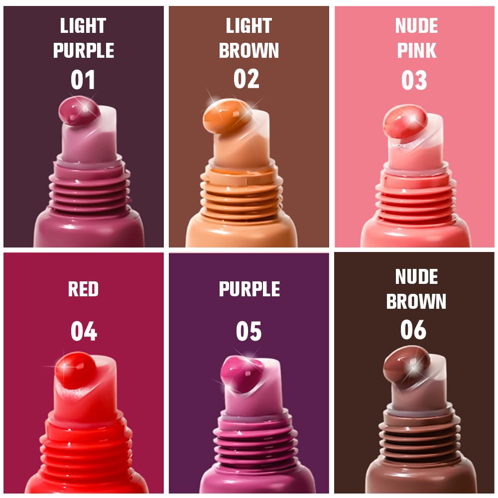 Skiennix Lip Balm - Ultra-Hydrating Vegan Lip Butter Duo for Sheer-Tinted Shine & Soft Lips (2 Pcs)