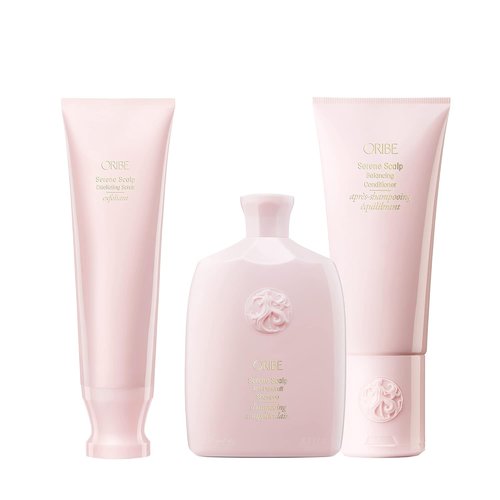 Oribe Serene Scalp Bundle - Nourishing Scalp Treatment for Healthy Hair | 3-Piece Set