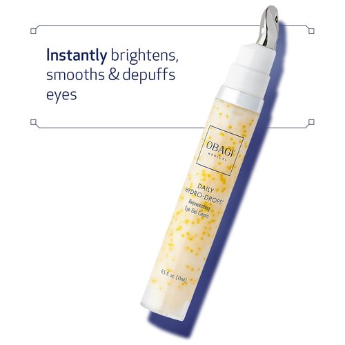 Obagi Daily Hydro-Drops Eye Gel Cream - Instantly Brightens & Smooths Dark Circles - 0.5 oz