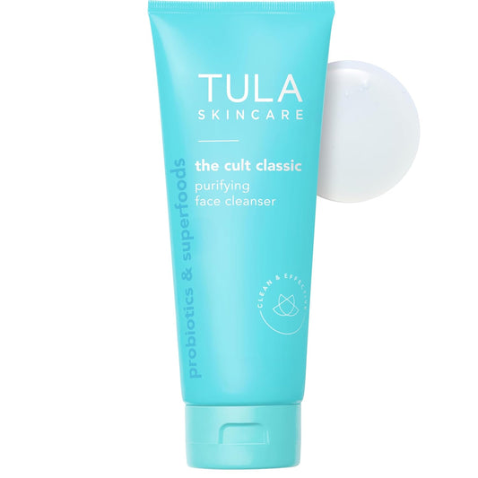 TULA Skin Care Cult Classic Face Cleanser - Gentle Makeup Remover & Nourishing Hydration 6.7 oz