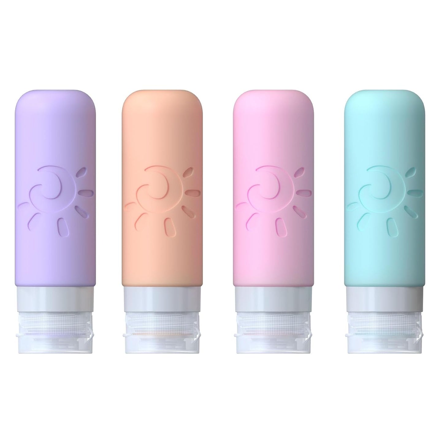 Zafit Travel Bottles - TSA Approved 3oz Leak Proof Toiletry Containers | Refillable Liquid Travel Accessories