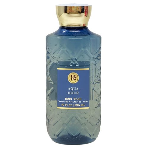Bath & Body Works Aqua Hour Body Cream & Wash Duo Set | Full Size with Natural Oats Bar Soap