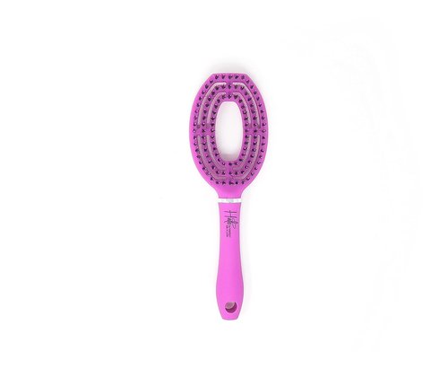 Marilyn Brush Halo Paddle Brush - Smoothing Boar/Nylon Bristles for Faster Drying | Ideal for Sensitive Scalps & Wigs