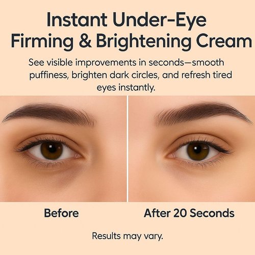20S Instant Eye Lift Cream - Firm & Smooth Eye Area, Reduces Puffiness & Bags - 30ml (Unscented)