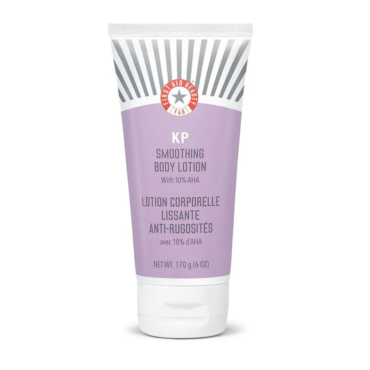 First Aid Beauty - KP Smoothing Body Lotion | 10% AHA for Exfoliation & Deep Hydration, 6 oz