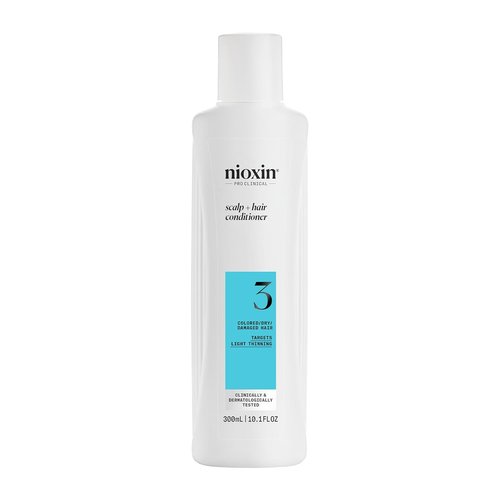 Nioxin System 3 Scalp & Hair Thickening Conditioner - Nourish Colored, Dry & Damaged Hair | Strengthen with Niacinamide & Biotin | 33.8 Fl Oz