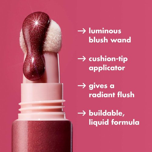 e.l.f. Halo Glow Blush Wand - Radiant Liquid Blush Infused With Squalane | Vegan & Cruelty-Free, Rosé You Slay