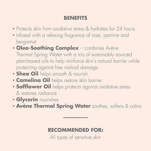 Avène Moisturizing Melt-In Balm | Shea Oil Body Butter - Non-Greasy & Quick Absorbing, 8.4 Oz