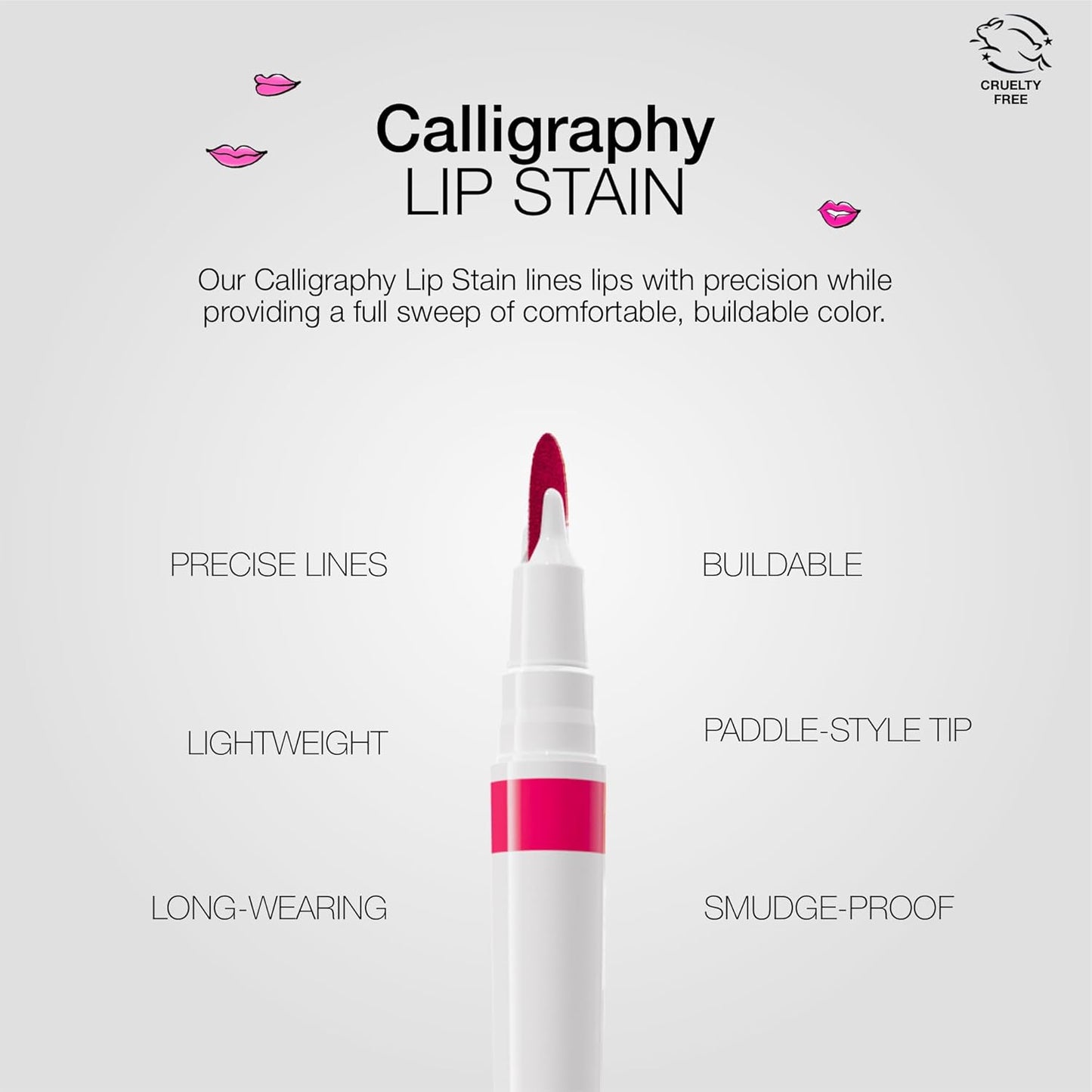 Stila Calligraphy Lip Stain - Long-Lasting, Moisturizing Tint | Lightweight, Sheer Buildable Color