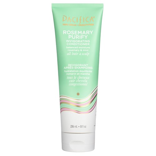 Pacifica Conditioner – Rosemary Purify Invigorating Conditioner with Hydrating Jojoba & Cooling Mint for Balanced Moisture, Sulfate-Free, Vegan & Cruelty-Free, 8 oz