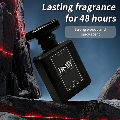 Men Eau De Parfum - Woody Spicy Fragrance - Long-Lasting Cologne Choice For Daily Wear - Fresh Eau Toilette - Elegant and Charming - Suitable For All Skin,50ml/1.69fl oz