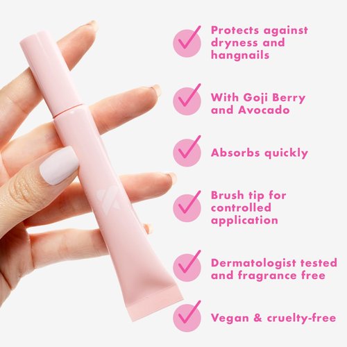 Olive & June Cuticle Oil - Hydrating Goji Berry & Avocado Formula | Fast-Absorbing & Fragrance-Free | Vegan & Cruelty-Free