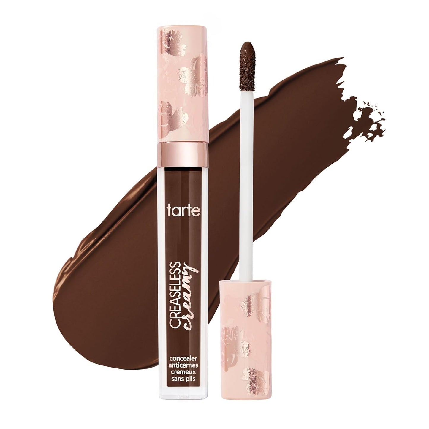 Tarte Creaseless Creamy Full-Coverage Concealer - Waterproof Longwear with Vitamin E & Caffeine for Dark Circles & Blemishes | Vegan & Cruelty-Free