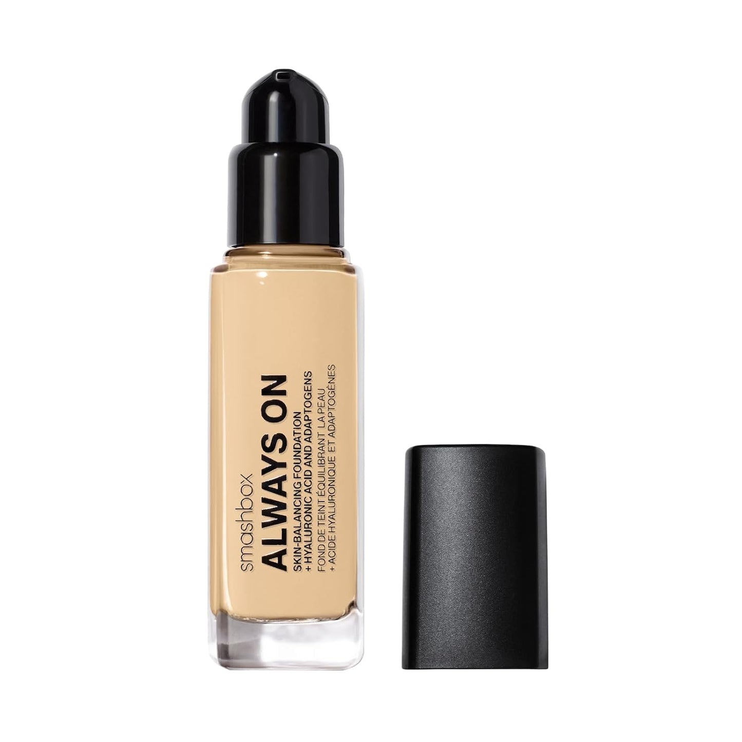 Smashbox Always On Foundation - Medium-To-Full Coverage with Hyaluronic Acid | Natural Second-Skin Finish, 1 Fl Oz