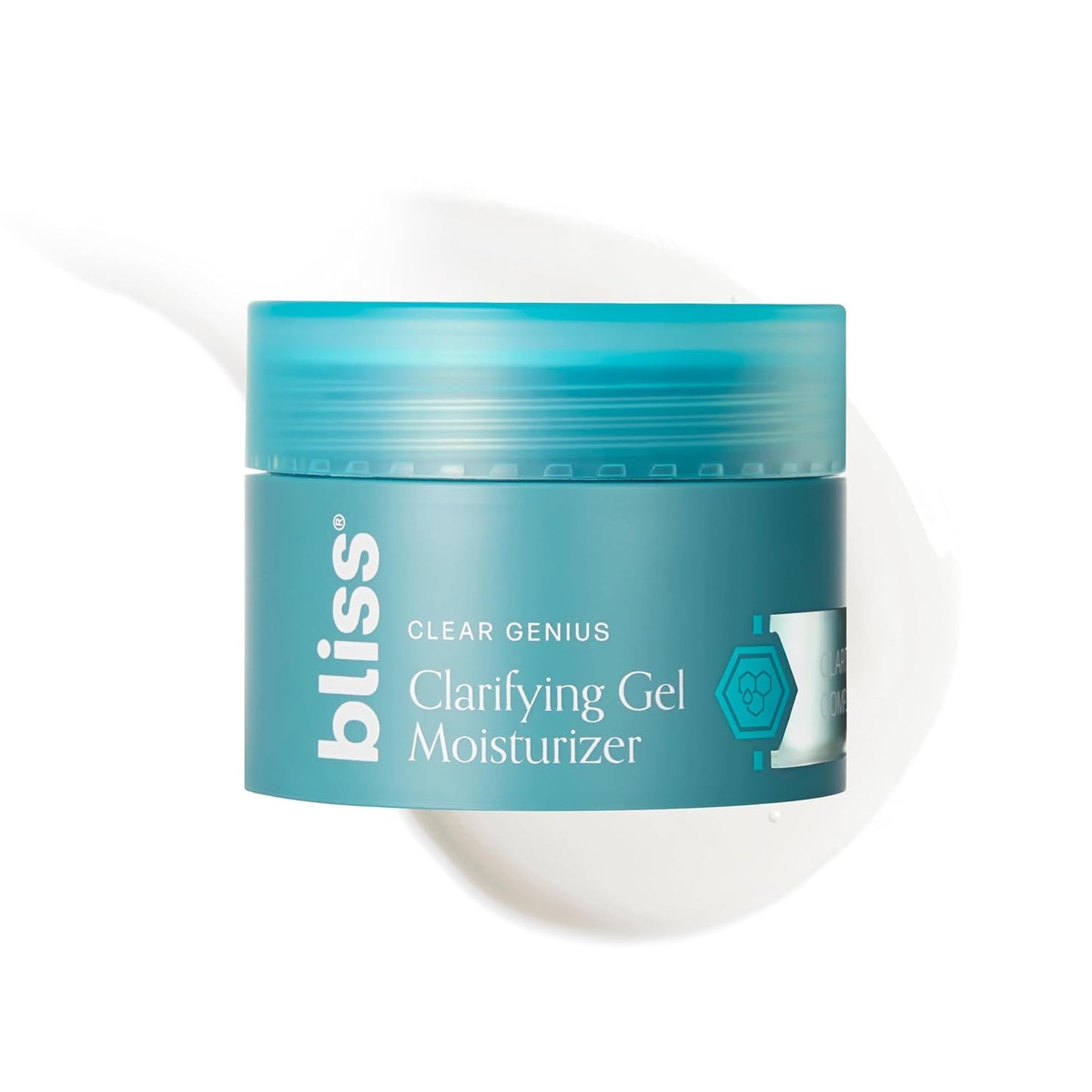 Bliss Clear Genius Clarifying Gel Moisturizer - Salicylic Acid & Niacinamide for Blemish-Prone Skin | 1.7 fl oz