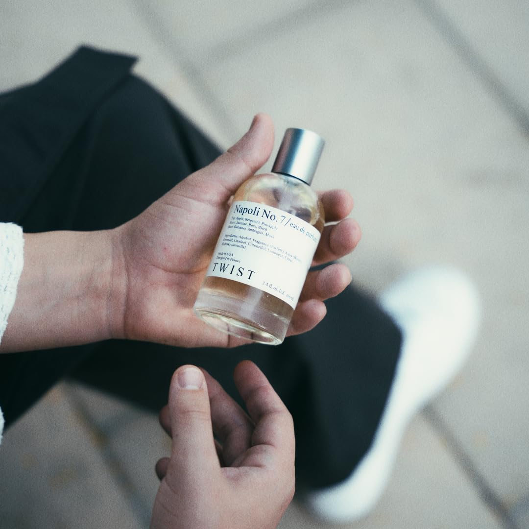 Twist Liquid Amber No. 173 - Eau De Parfum Inspired by French Av. Liquid Brun, Long-Lasting Perfume For Men, Bourbon Vanilla & Praline, Vegan, Clean Ingredients, Fragrance - Spray 100 ml | 3.4 fl. oz.