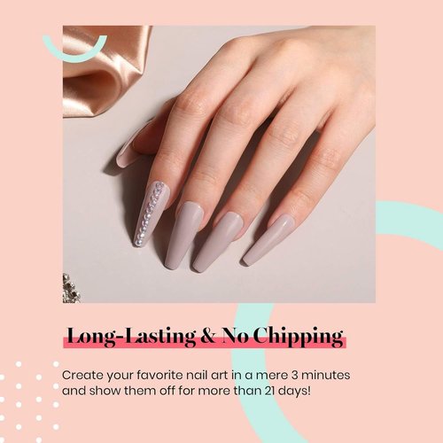 Beetles Nude Gel Nail Polish, 1pc 15ml Neutral Grey Taupe Spring Gel Polish Soak Off U V LED Nail Lamp Nail Art Manicure Salon DIY Home