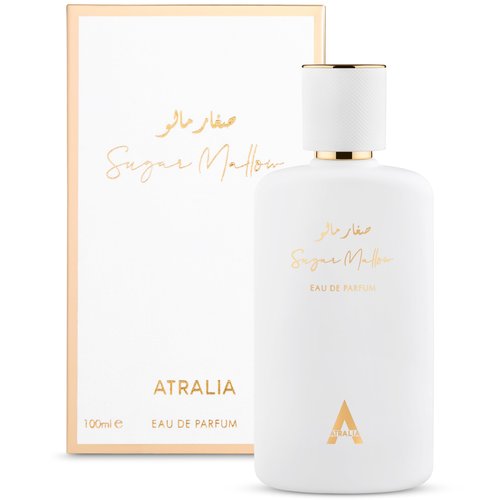 Atralia Sugar Mallow Eau de Parfum 100ml | Sweet Marshmallow, Strawberry & Vanilla Perfume for Women | Long Lasting Gourmand Fragrance with Candy Sugar & Musk