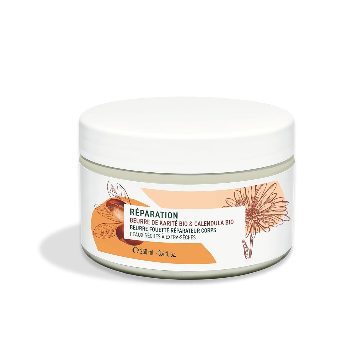 Yves Rocher Whipped Body Butter - Repairing Formula for Dry Skin with Shea Butter | 8.4 FL OZ
