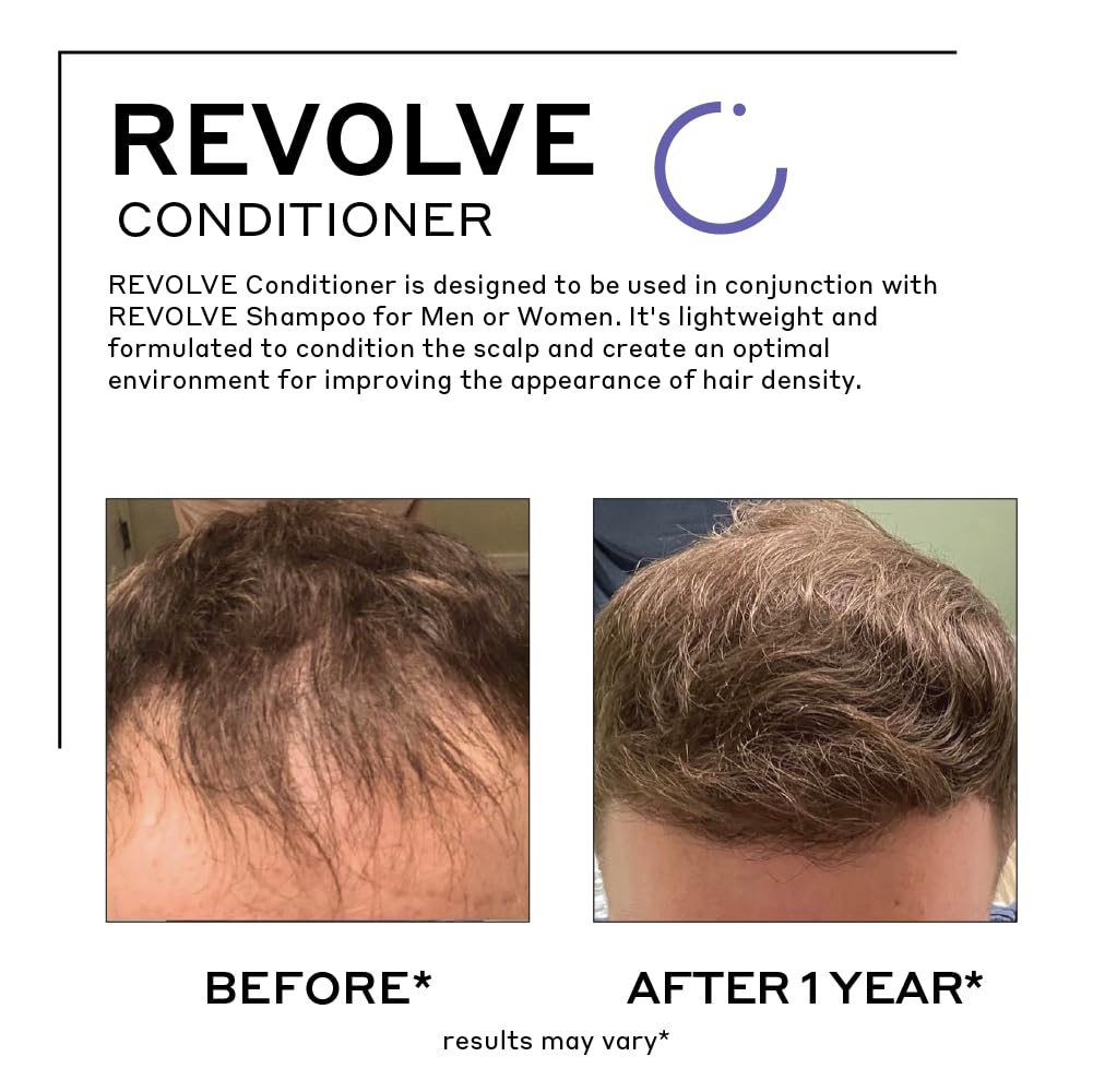 ZENAGEN Revolve Conditioner - Unisex Formula for Scalp Health & Fuller Hair | Plant-Based, Color-Safe, Vegan
