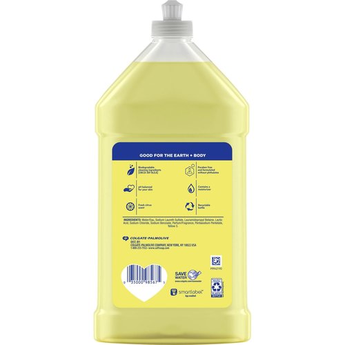 Softsoap Liquid Hand Soap Refill Refreshing Scent Pour Bottle, Yellow, Citrus, 32 Fl Oz